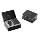 D1 MILANO UTBJSH Ultra Thin, Black watch for men, watch for men, Black watch, men watch, Black dial watch, Black dial watch for men, Bracelet watch, Stainless Steel strap.