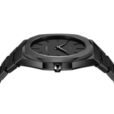D1 MILANO UTBJSH Ultra Thin, Black watch for men, watch for men, Black watch, men watch, Black dial watch, Black dial watch for men, Bracelet watch, Stainless Steel strap.