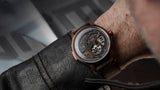 Electricianz The Hybrid E-Circuit Bronze Leather 43mm