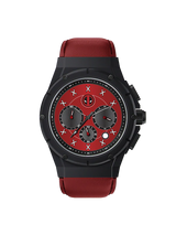 MSTR AM272MV Deadpool Ultra Matte Black Leather Band