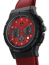 MSTR AM272MV Deadpool Ultra Matte Black Leather Band