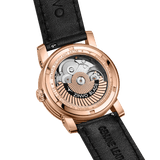Zinvo Blade Women Rose Gold, Rose Gold watch for men, watch for men, Rose Gold watch, men watch, 1 Second-Spin Turbine, Matte Black Dial watch, 1 Second-Spin Turbine, Matte Black Dial watch for men, Leather watch, Genuine Leather Strap, Black Leather Strap.
