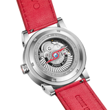 Zinvo Blade Ultraman Red, Red watch for men, watch for men, Red watch, men watch, 1-Second-Spin Turbine, Matte Black Dial watch, 1-Second-Spin Turbine, Matte Black Dial watch for men, Leather watch, Genuine Leather Strap.