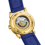 Zinvo Blade Cobra Volt, Gold watch for men, watch for men, Gold watch, men watch, 1 Second-Spin Turbine dial watch, 1 Second-Spin Turbine dial watch for men, Leather watch, Genuine Leather Strap.