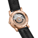 Zinvo Blade Women Rose Gem, Rose Gold watch for men, watch for men, Rose Gold watch, men watch, Matte Black 1-Second-Spin Turbine Dial watch, Matte Black 1-Second-Spin Turbine Dial watch for men, Leather watch, Genuine Leather Strap, Black Leather Strap.