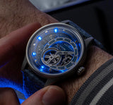 Electricianz The Hybrid E-Blue Leather 43mm