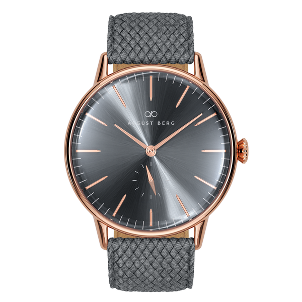 August Berg Serenity Ash & Orchid Classic Eye Perlon 40mm