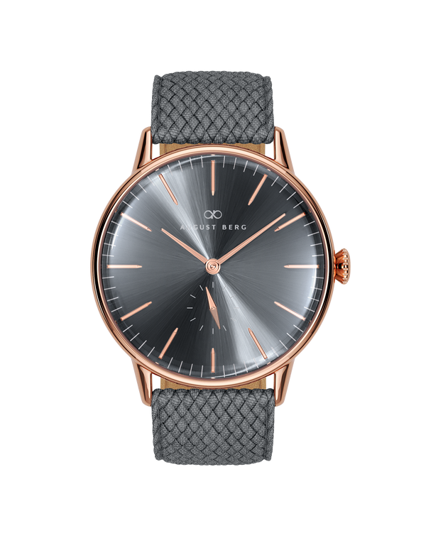 August Berg Serenity Ash & Orchid Classic Eye Perlon 40mm