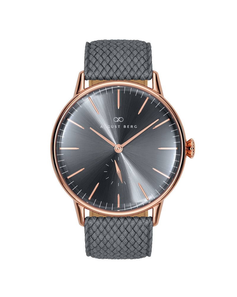 August Berg Serenity Ash & Orchid Classic Eye Perlon 40mm