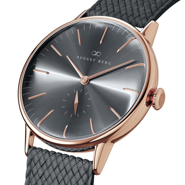 August Berg Serenity Ash & Orchid Classic Eye Perlon 40mm
