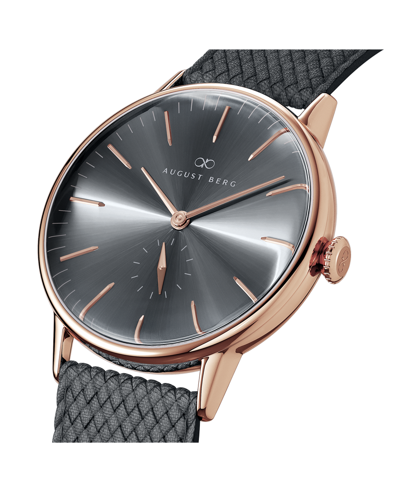 August Berg Serenity Ash & Orchid Classic Eye Perlon 40mm