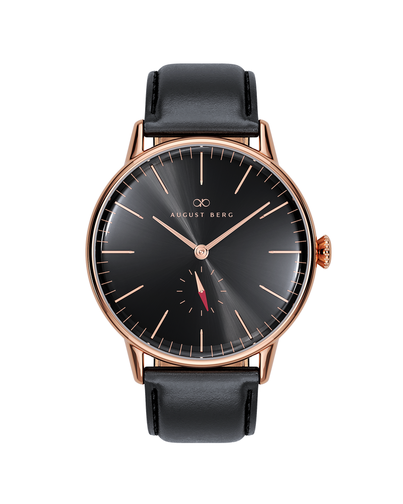 August Berg Serenity Noir Classic Eye Leather 40mm