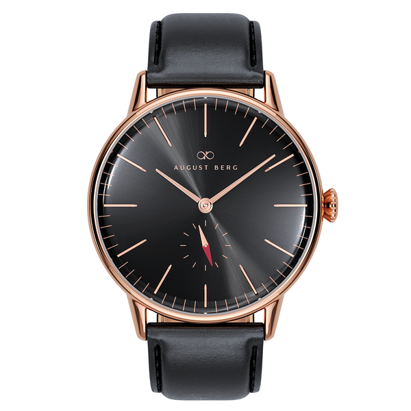 August Berg Serenity Noir Classic Eye Leather 40mm