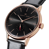 August Berg Serenity Noir Classic Eye Leather 40mm