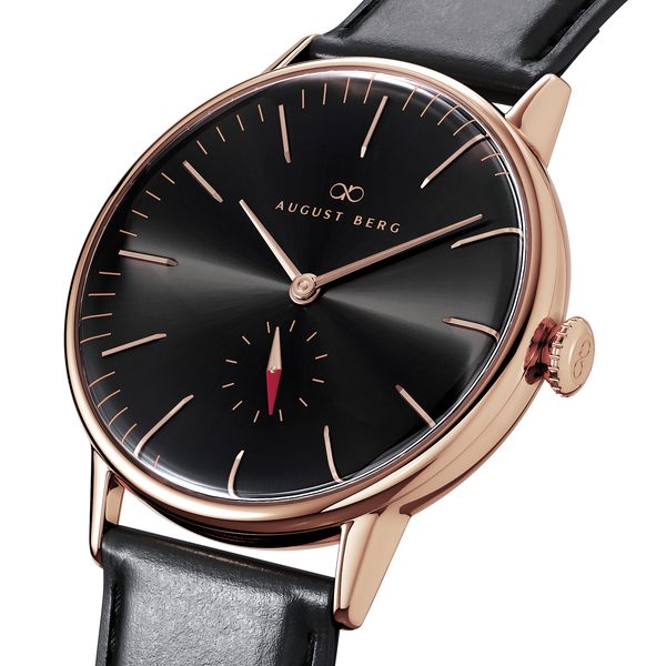 August Berg Serenity Noir Classic Eye Leather 40mm