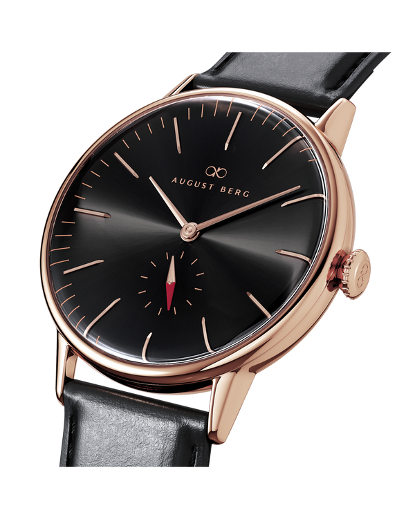 August Berg Serenity Noir Classic Eye Leather 40mm