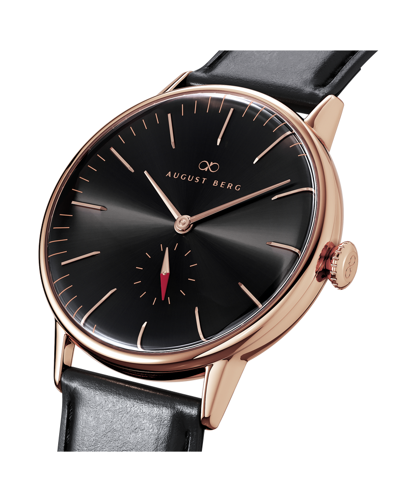 August Berg Serenity Noir Classic Eye Leather 40mm
