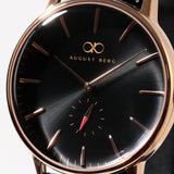 August Berg Serenity Noir Classic Eye Leather 40mm