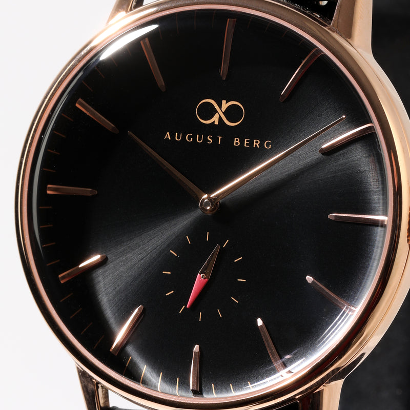 August Berg Serenity Noir Classic Eye Leather 40mm