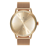 August Berg SERENITY SHINE Gold Classic Eye Gold Mesh 40mm
