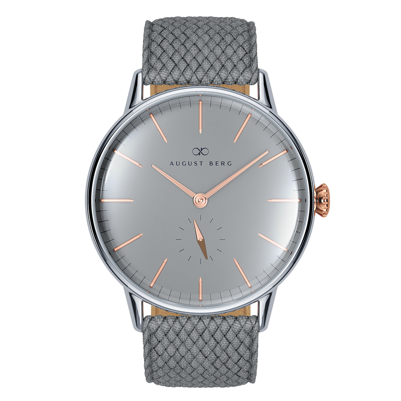 August Berg Serenity Nordic Granite Classic Eye Perlon 40mm