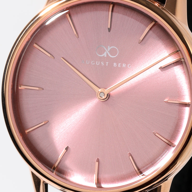August Berg Serenity Ash & Orchid Rose Gold  Mesh 32mm