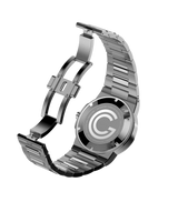 Corniche La Grande Steel With Bleu Horizon Sunburst Dial