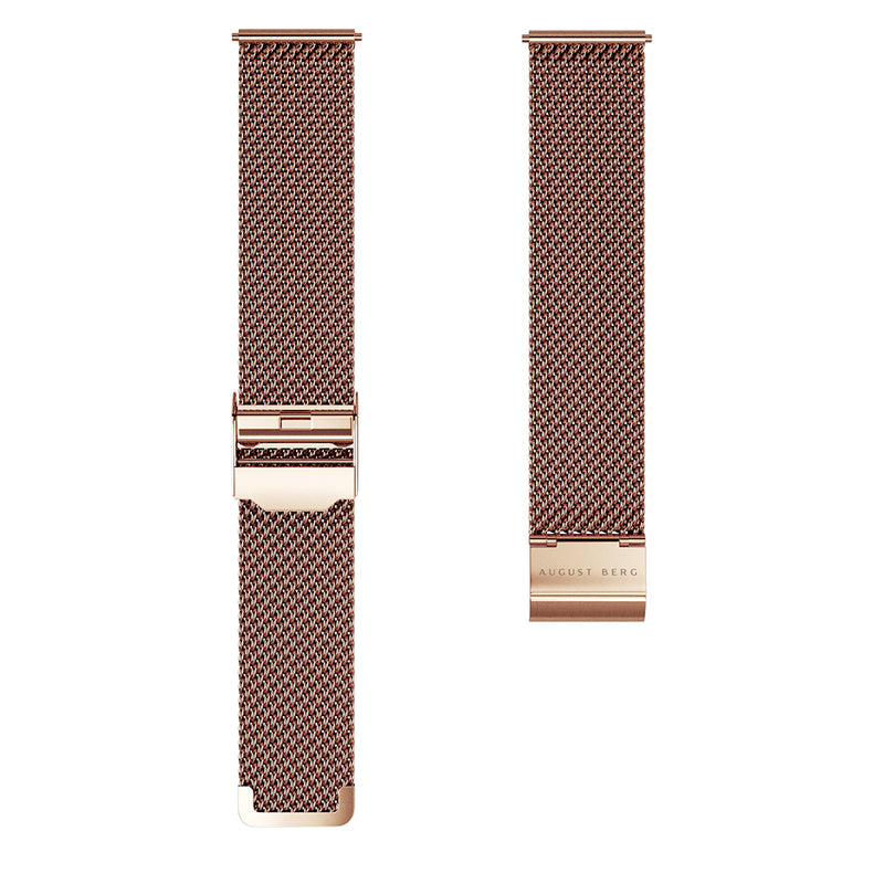 August Berg Serenity Ash & Orchid Rose Gold  Mesh 32mm