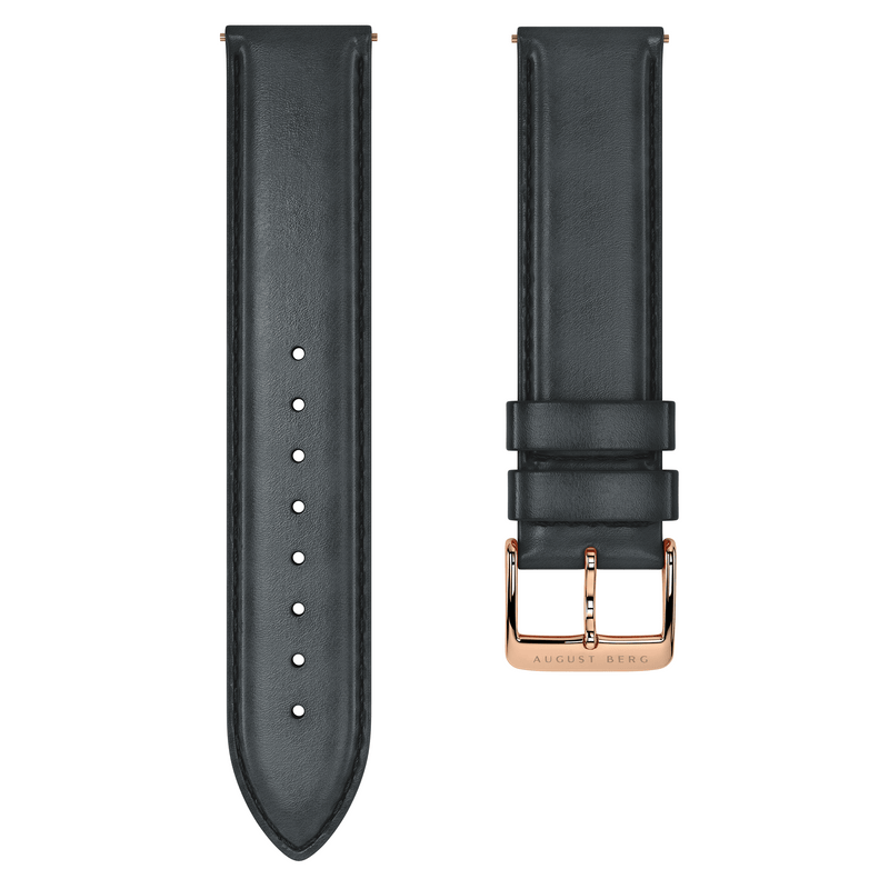 August Berg Serenity Noir Classic Eye Leather 40mm