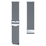 August Berg Morris & Co Strawberry Thief Silver  Mesh 38mm