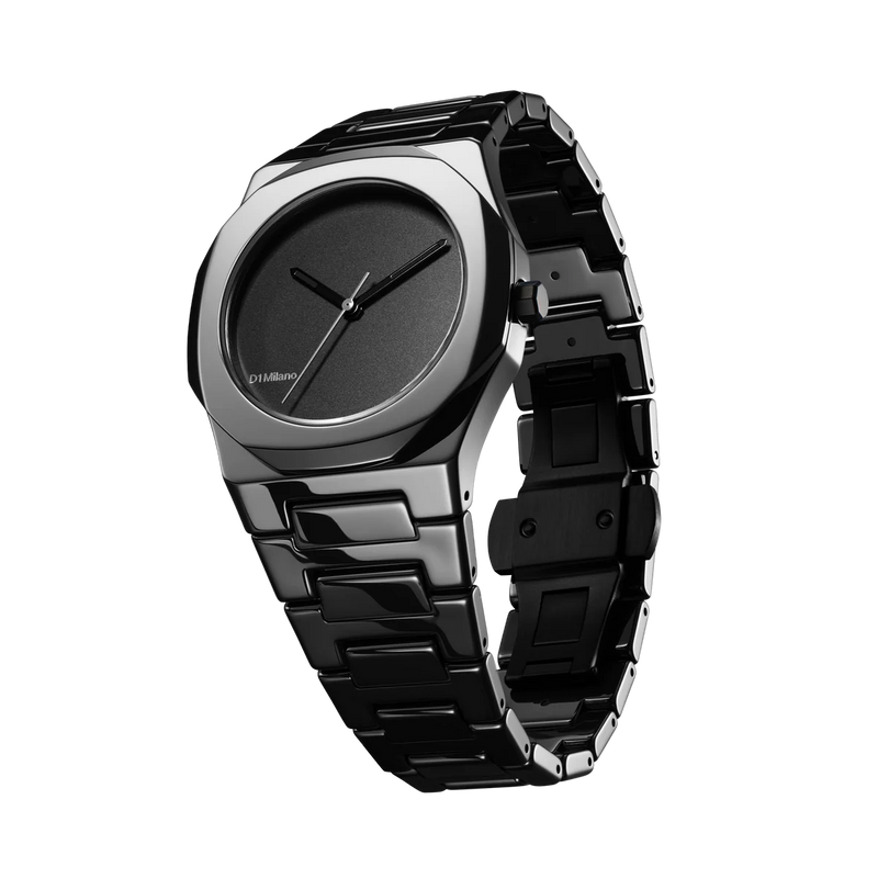 D1 MILANO CEBU01 CERAMIC 37 mm - PURE BLACK