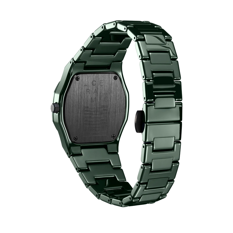 D1 MILANO CEBU04 CERAMIC 37 mm - PURE GREEN