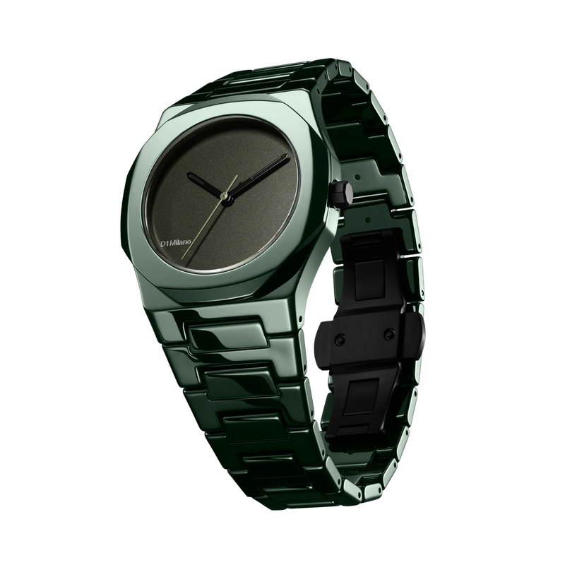 D1 MILANO CEBU04 CERAMIC 37 mm - PURE GREEN