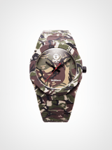 D1 Milano x AAPE: Green Camo Carbon Limited Edition Watch | 40mm