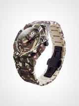 D1 Milano x AAPE: Green Camo Carbon Limited Edition Watch | 40mm