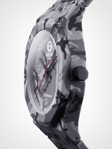 D1 Milano x AAPE: Black Camo Carbon Limited Edition Watch | 40mm
