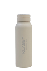 Klassy Watch Water Bottle White