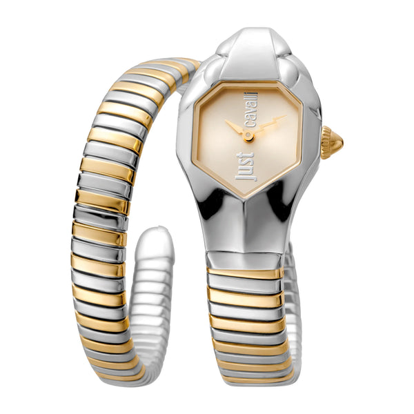 Just Cavalli Signature Snake Glam DNA - Two Tones Rose Gold