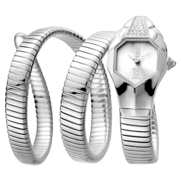 Just Cavalli Signature Snake Glam - Silver