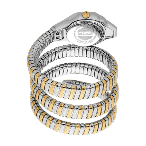 Just Cavalli Reptilia Two Tones Silver Gold