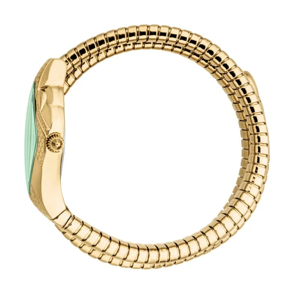 Just Cavalli Cristallo Yellow Gold Bottle Green