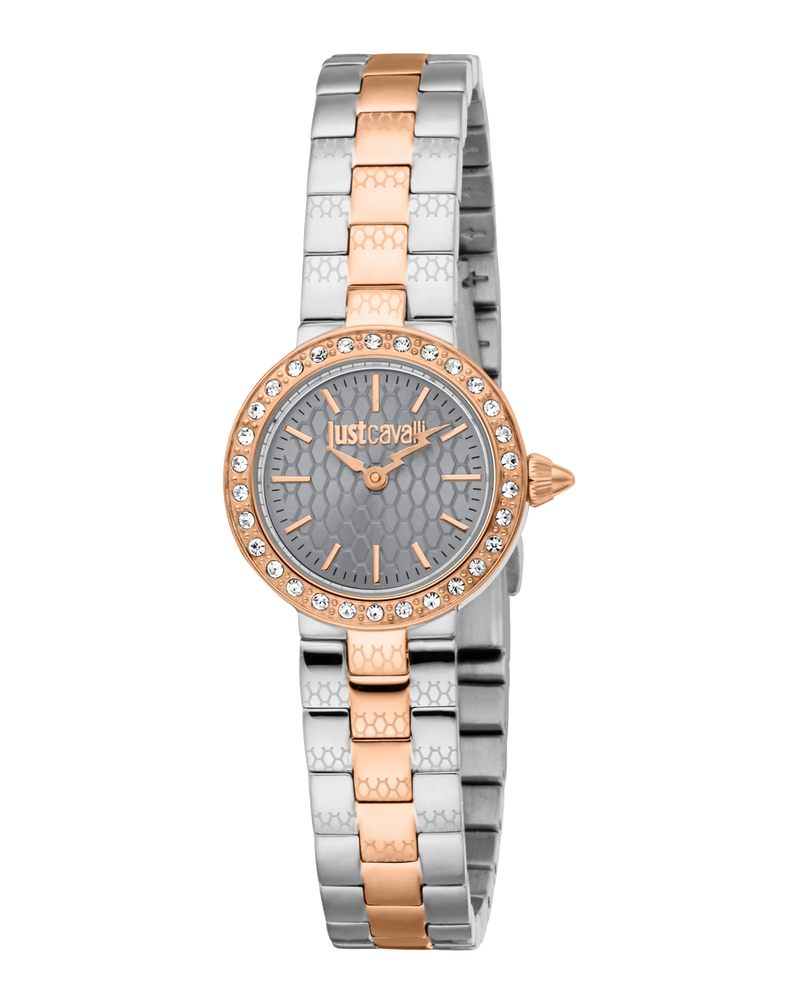 Just Cavalli Glam Chic Serenita Mini - Two Tones RG Iron Grey