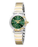 Just Cavalli Animalier Stella Snake - Two Tones YG Green