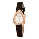 Just Cavalli Animalier Perla Leather Brown - Rose Gold