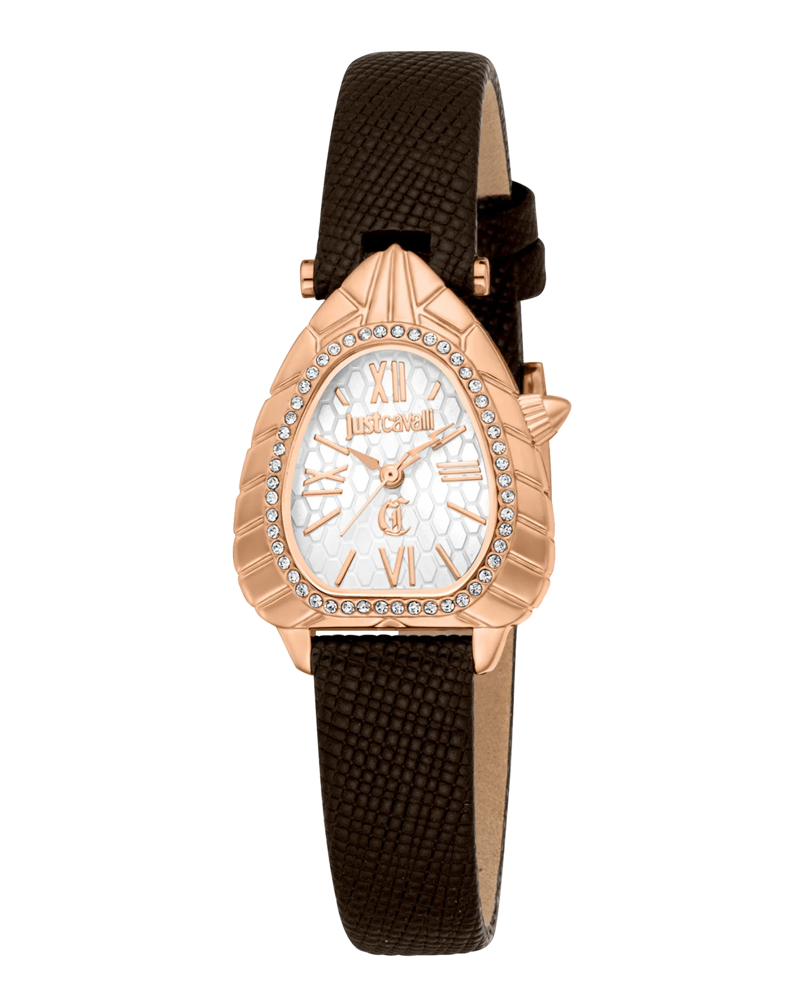 Just Cavalli Animalier Perla Leather Brown - Rose Gold  display picture 2