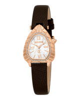 Just Cavalli Animalier Perla Leather Brown - Rose Gold