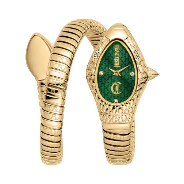 Just Cavalli Vetra Yellow Gold Green