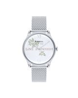 August Berg Morris & Co Love is Enough Silver Mesh 30mm