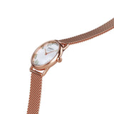 August Berg MORRIS & CO. PETITE Pure Rose Gold Love is Enough 26mm | Rose Gold Mesh