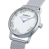 August Berg Morris & Co Love is Enough Silver Perlon 26mm